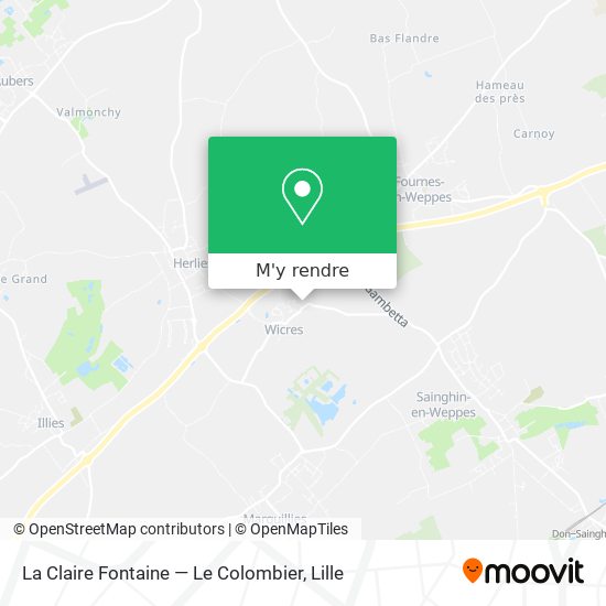 La Claire Fontaine — Le Colombier plan