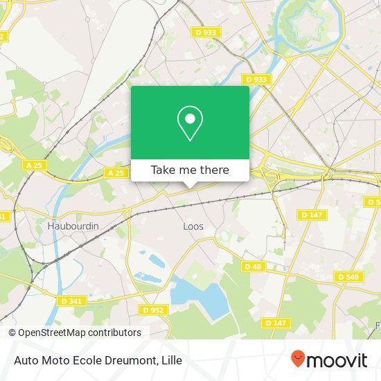 Auto Moto Ecole Dreumont plan