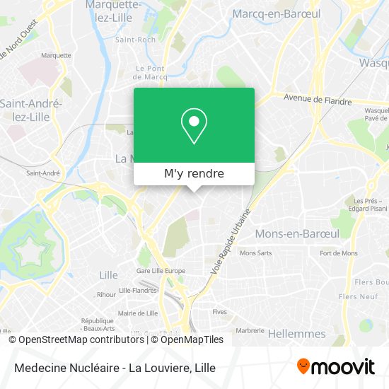 Medecine Nucléaire - La Louviere plan