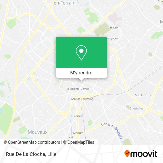 Rue De La Cloche plan