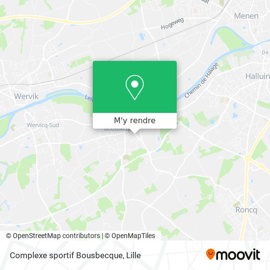 Complexe sportif Bousbecque plan