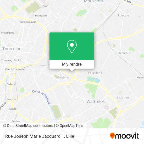 Rue Joseph Marie Jacquard 1 plan