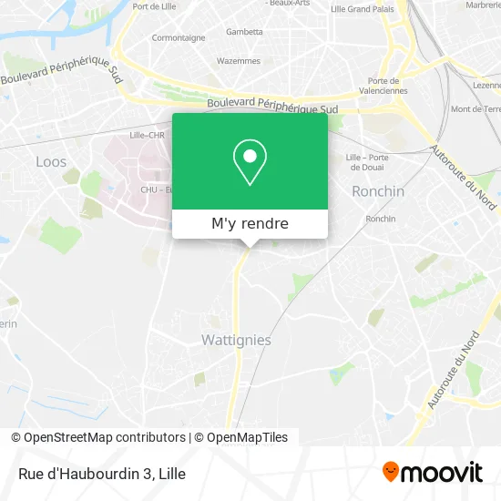 Rue d'Haubourdin 3 plan