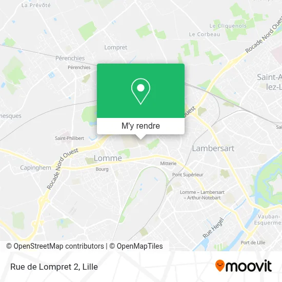 Rue de Lompret 2 plan