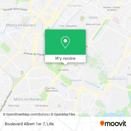Boulevard Albert 1er 7 plan