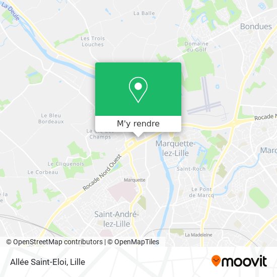 Allée Saint-Eloi plan