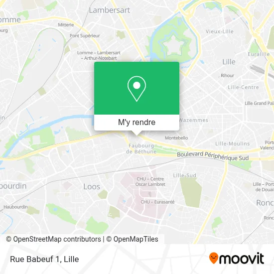 Rue Babeuf 1 plan