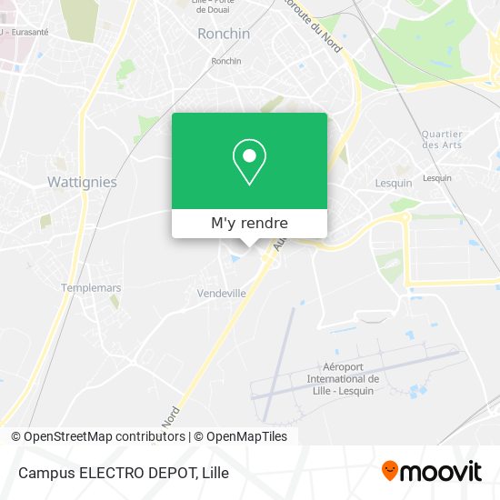 Campus ELECTRO DEPOT plan