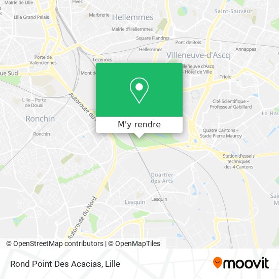 Rond Point Des Acacias plan