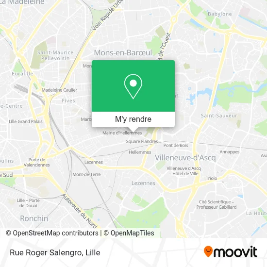 Rue Roger Salengro plan