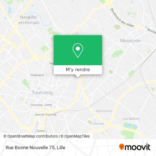 Rue Bonne Nouvelle 75 plan