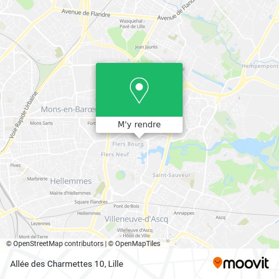Allée des Charmettes 10 plan