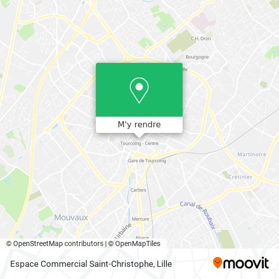 Espace Commercial Saint-Christophe plan