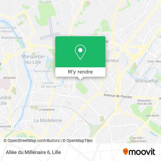 Allée du Millénaire 6 plan