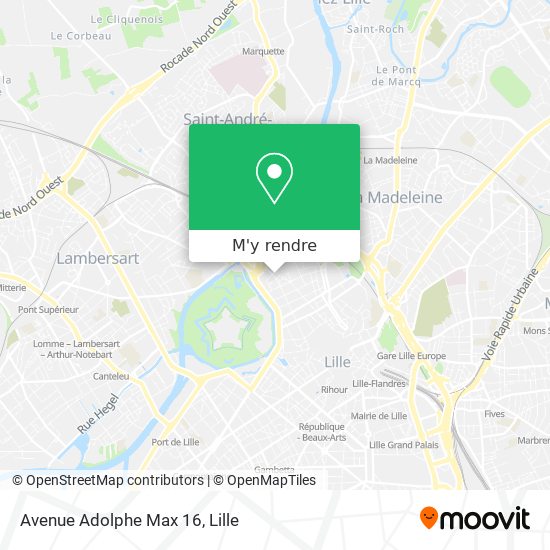 Avenue Adolphe Max 16 plan