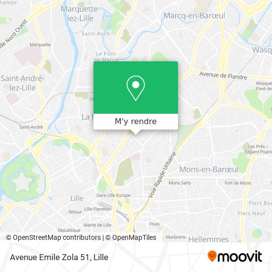 Avenue Emile Zola 51 plan