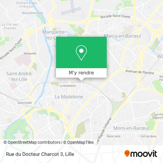 Rue du Docteur Charcot 3 plan