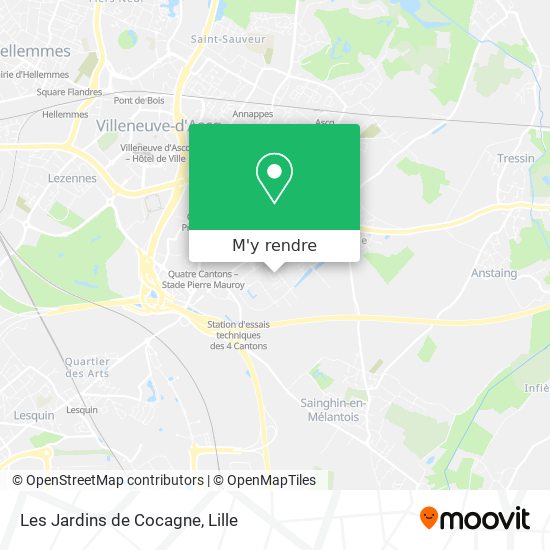 Les Jardins de Cocagne plan