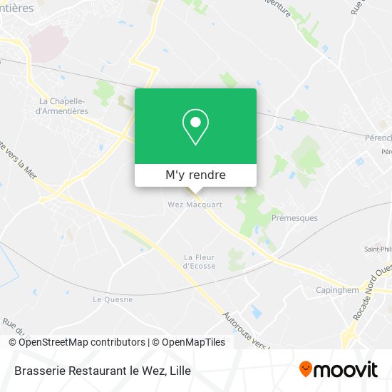 Brasserie Restaurant le Wez plan
