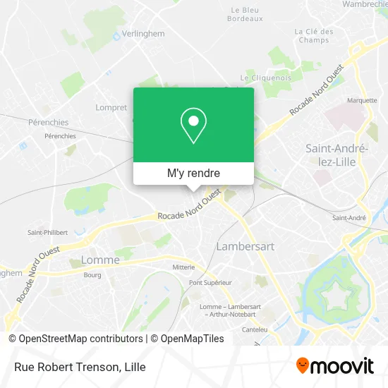 Rue Robert Trenson plan