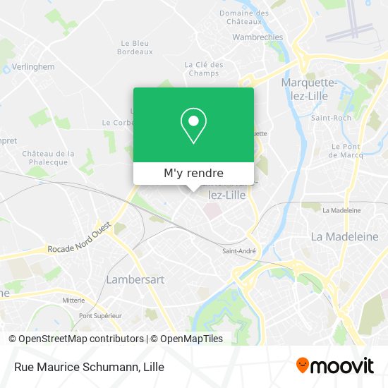Rue Maurice Schumann plan