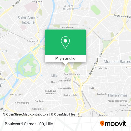 Boulevard Carnot 100 plan