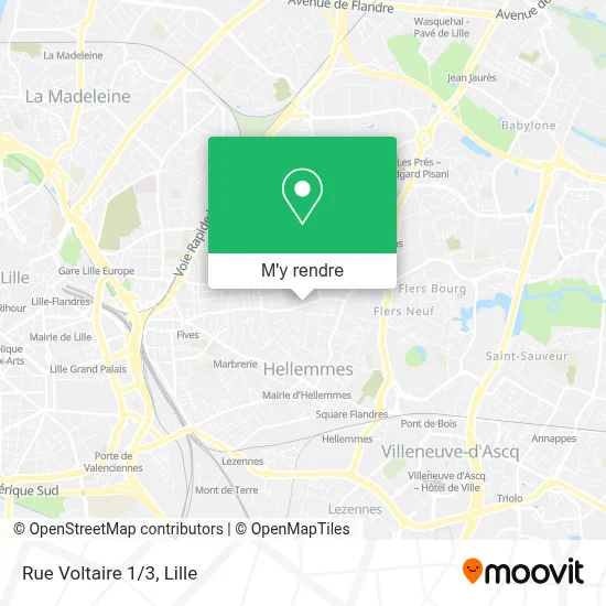 Rue Voltaire 1/3 plan