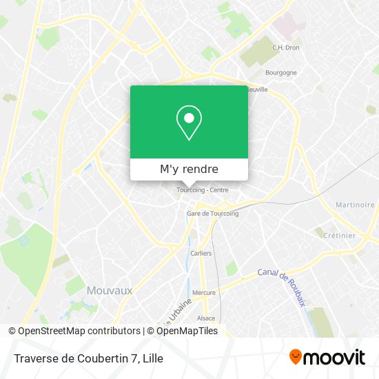 Traverse de Coubertin 7 plan