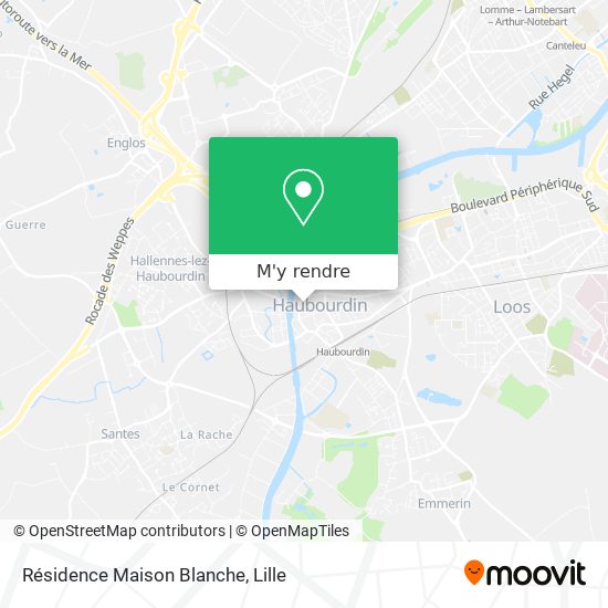 Résidence Maison Blanche plan