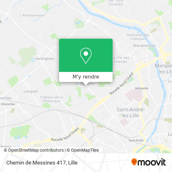Chemin de Messines 417 plan