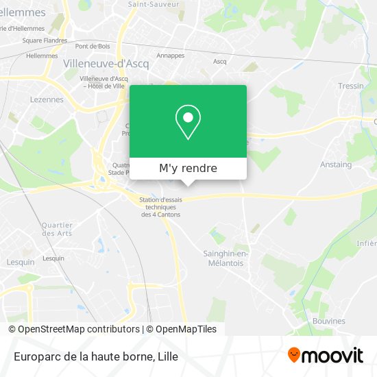 Europarc de la haute borne plan