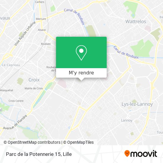 Parc de la Potennerie 15 plan