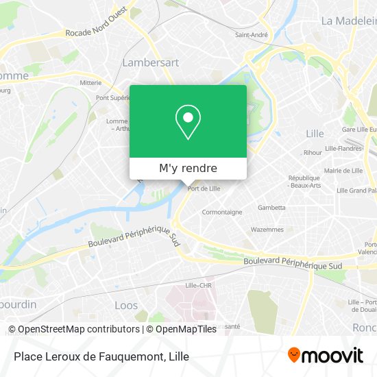 Place Leroux de Fauquemont plan