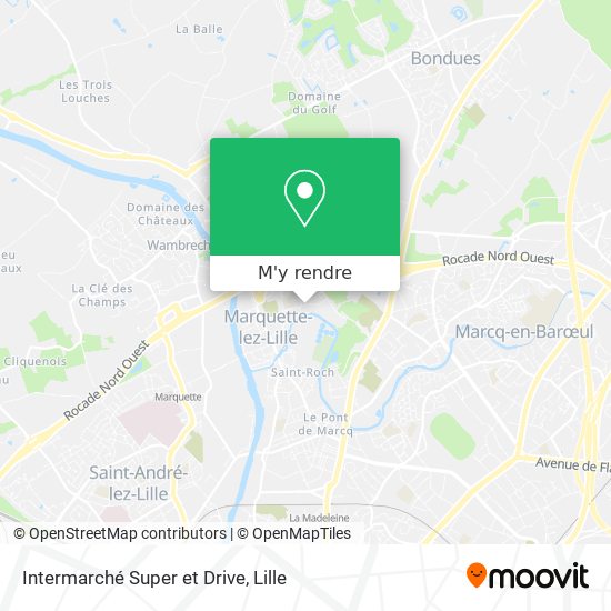Intermarché Super et Drive plan