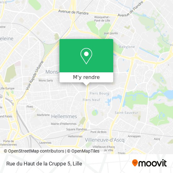 Rue du Haut de la Cruppe 5 plan