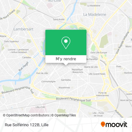 Rue Solférino 122B plan