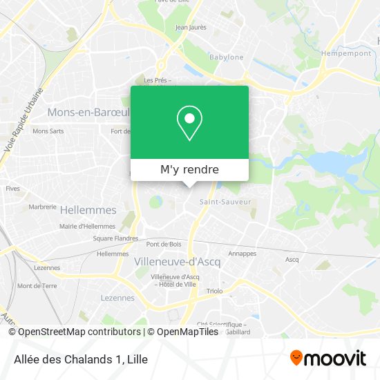 Allée des Chalands 1 plan