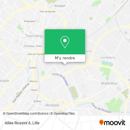 Allée Rossini 6 plan