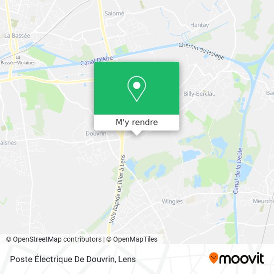 Poste Électrique De Douvrin plan