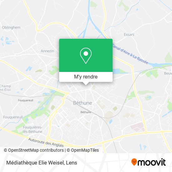 Médiathèque Elie Weisel plan