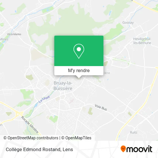 Collège Edmond Rostand plan