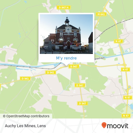 Auchy Les Mines plan