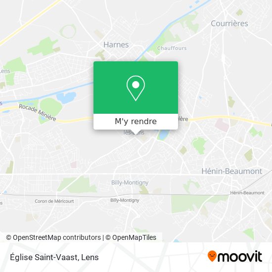 Église Saint-Vaast plan