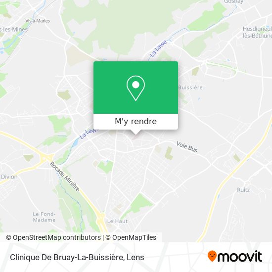 Clinique De Bruay-La-Buissière plan