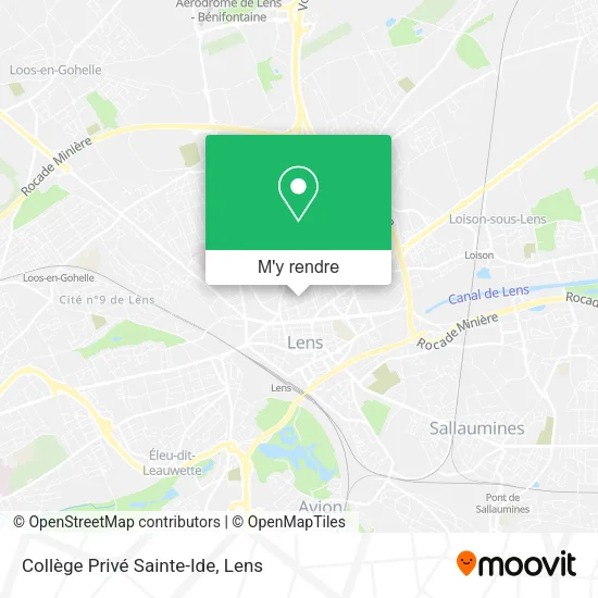 Collège Privé Sainte-Ide plan