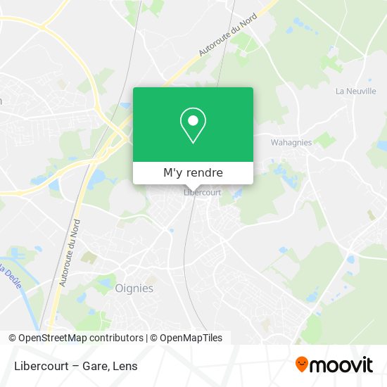 Libercourt – Gare plan