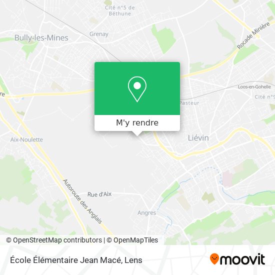École Élémentaire Jean Macé plan