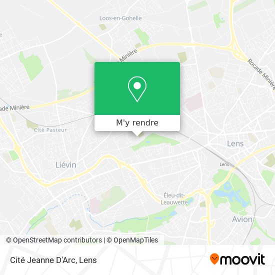 Cité Jeanne D'Arc plan