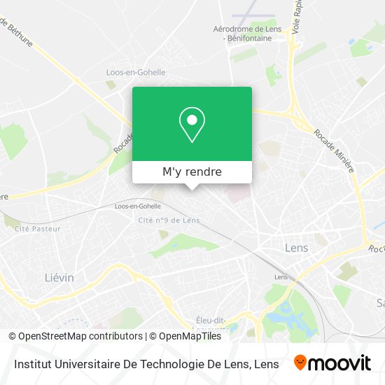 Institut Universitaire De Technologie De Lens plan