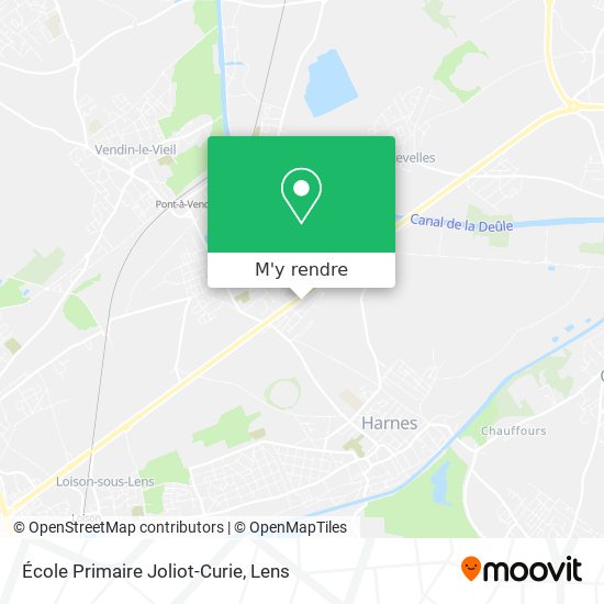 École Primaire Joliot-Curie plan